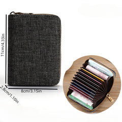 Card Slots Card Holder Portable Wallet & Coin Purse