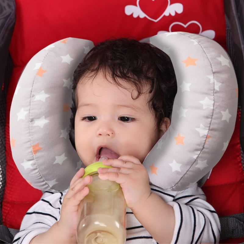 Organic Baby Travel Pillow for Stroller Car Seat Soft Neck Pillow for Toddler