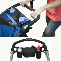 Universal Baby Stroller Storage Bag with Bottle Holder