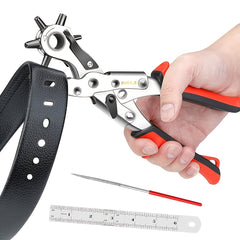 Belt Punch Pliers Leather Hole Eyelet Puncher Sewing Machine Bag Tool