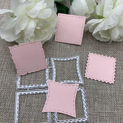Irregular Square Frame Metal Cutting Dies for DIY Scrapbooking Embossing
