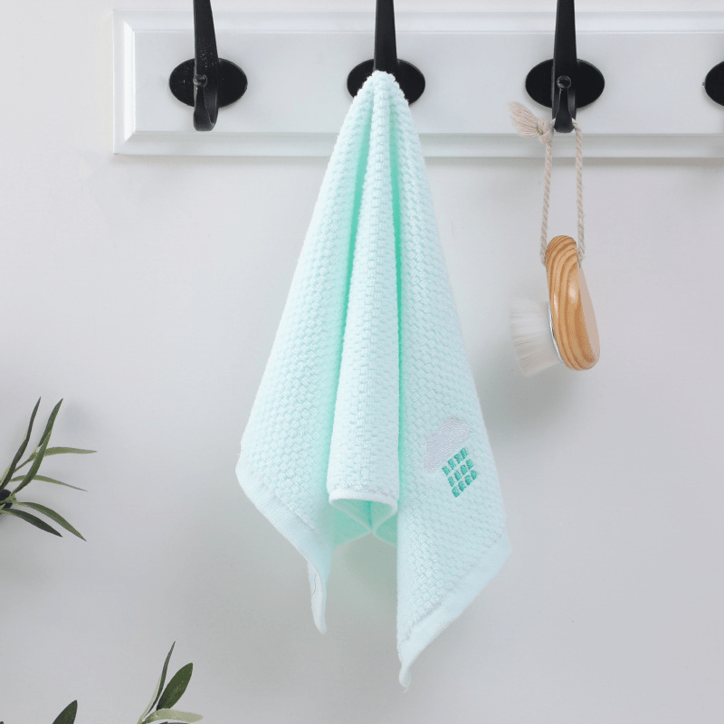 Cartoon Embroidered Small Face Towel Soft Skin-friendly Kids Towel