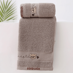 Cartoon Embroidered Small Face Towel Soft Skin-friendly Kids Towel