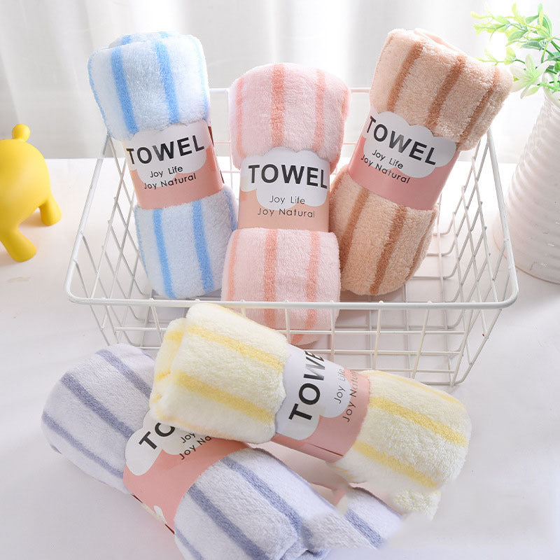 Coral Fleece Makeup Removal Towel 5 Pack Gift Towel
