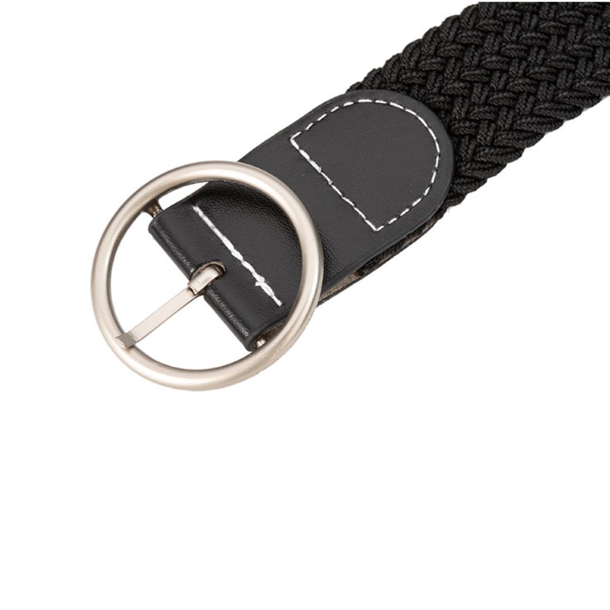 Canvas Woven Elastic Belt for Climbing Work Jeans Unisex