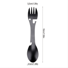 Ultimate Camping Spork 10 in 1 Stainless Steel Outdoor Accessory