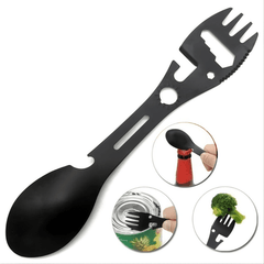 Ultimate Camping Spork 10 in 1 Stainless Steel Outdoor Accessory