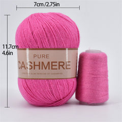 Mongolian Cashmere Yarn Crochet Hand knitted Wool Yarn 70g 98 Cashmere