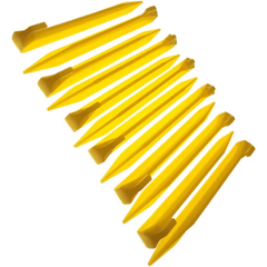 12pcs 22 Plastic Tent Stakes Heavy Duty & Durable Tent Pegs for Camping Outdoor
