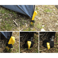 12pcs 22 Plastic Tent Stakes Heavy Duty & Durable Tent Pegs for Camping Outdoor