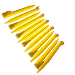12pcs 22 Plastic Tent Stakes Heavy Duty & Durable Tent Pegs for Camping Outdoor