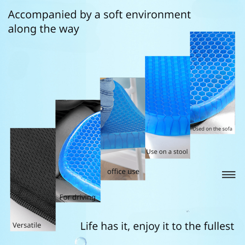 Gel Honeycomb Car Cushion for Comfortable Driving