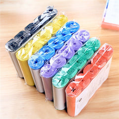 5Roll Pack 75 Disposable Trash Bags Home Kitchen Office Restaurant Cleaning