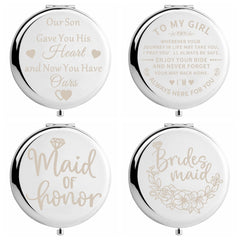 Bride Tribe Compact Mirror Bridesmaid Wedding Gift