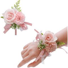 Simulation Flower Wristband Corsage Bridal Wedding Accessories