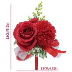 Simulation Flower Wristband Corsage Bridal Wedding Accessories
