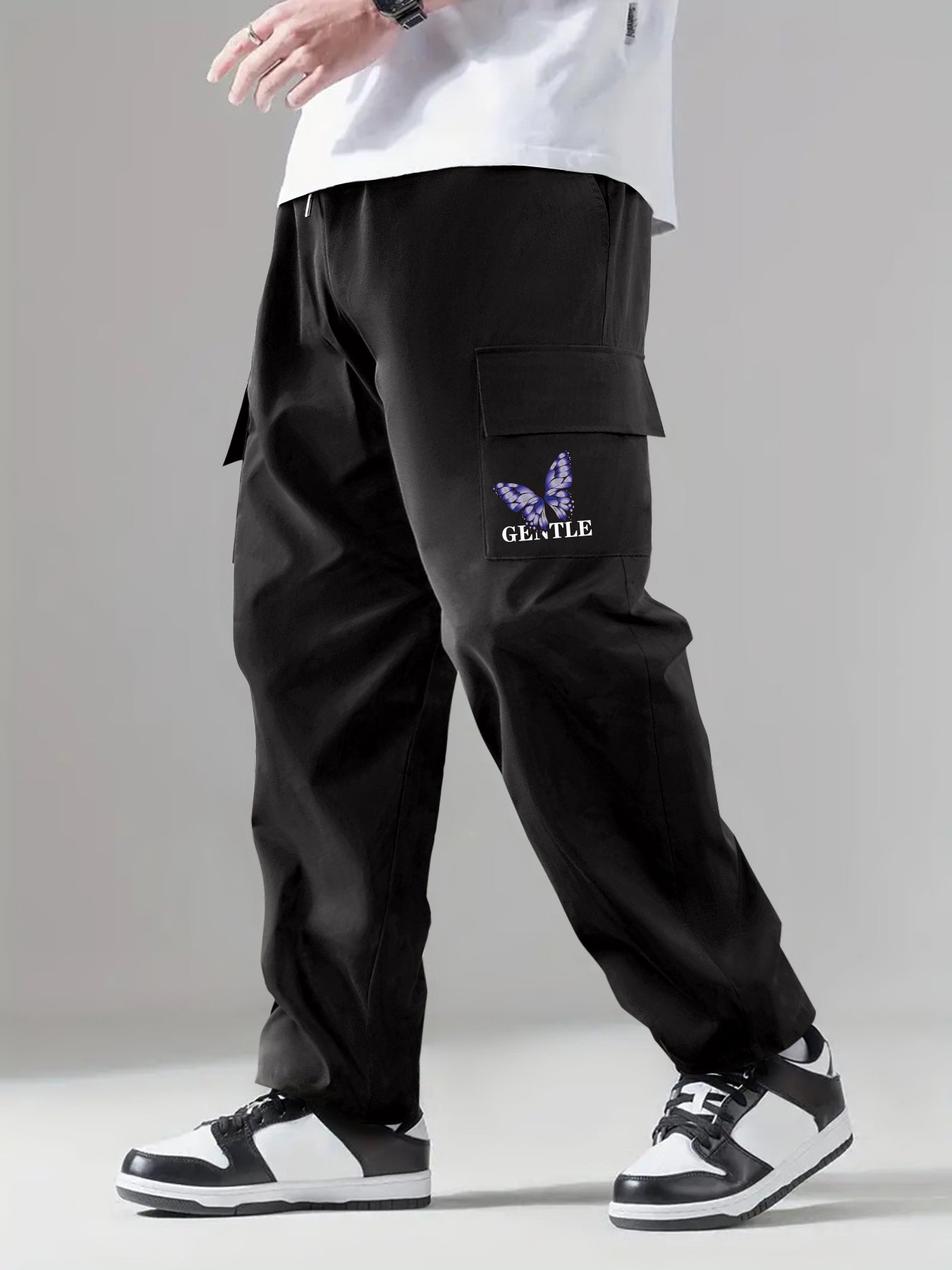 Classic Cargo Pants Men's Casual Loose Fit Joggers Spring Summer
