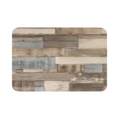Vintage Wood Panel Kitchen Rug, Non Slip Cushioned, Stain Resistant, Waterproof
