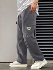 Men's Classic Cargo Pants Casual Loose Fit Joggers