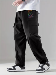 Men's Classic Cargo Pants Casual Loose Fit Joggers
