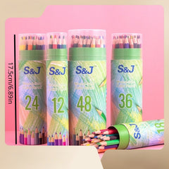 Colored Pencil Set Student Painting Supplies Art 48 Colors Oily Painting