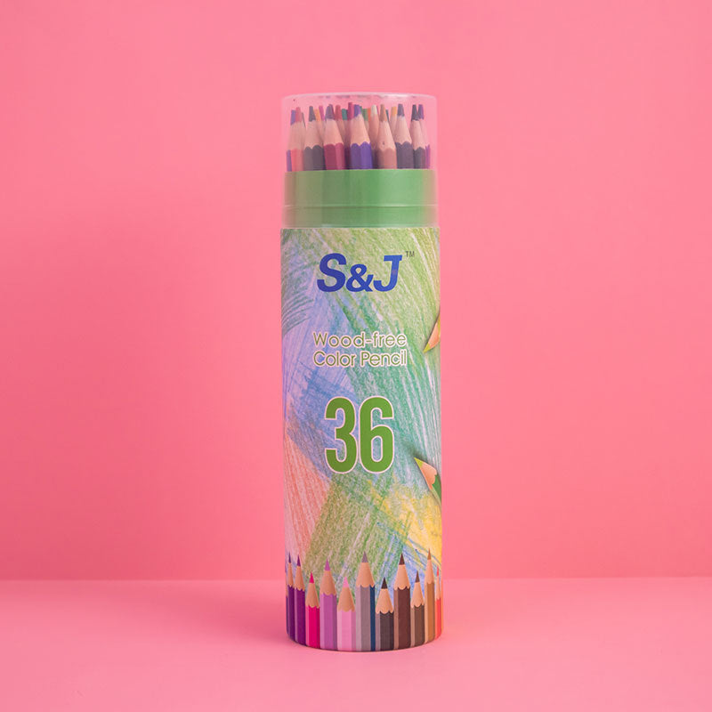 Colored Pencil Set Student Painting Supplies Art 48 Colors Oily Painting
