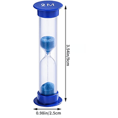 6pcs Children's Hourglass Timer Colored Sand Watch Game Classroom Gift