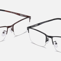 Men's Anti Light Photochromic Multifocal Glasses UV Protection Hyperopia Glasses