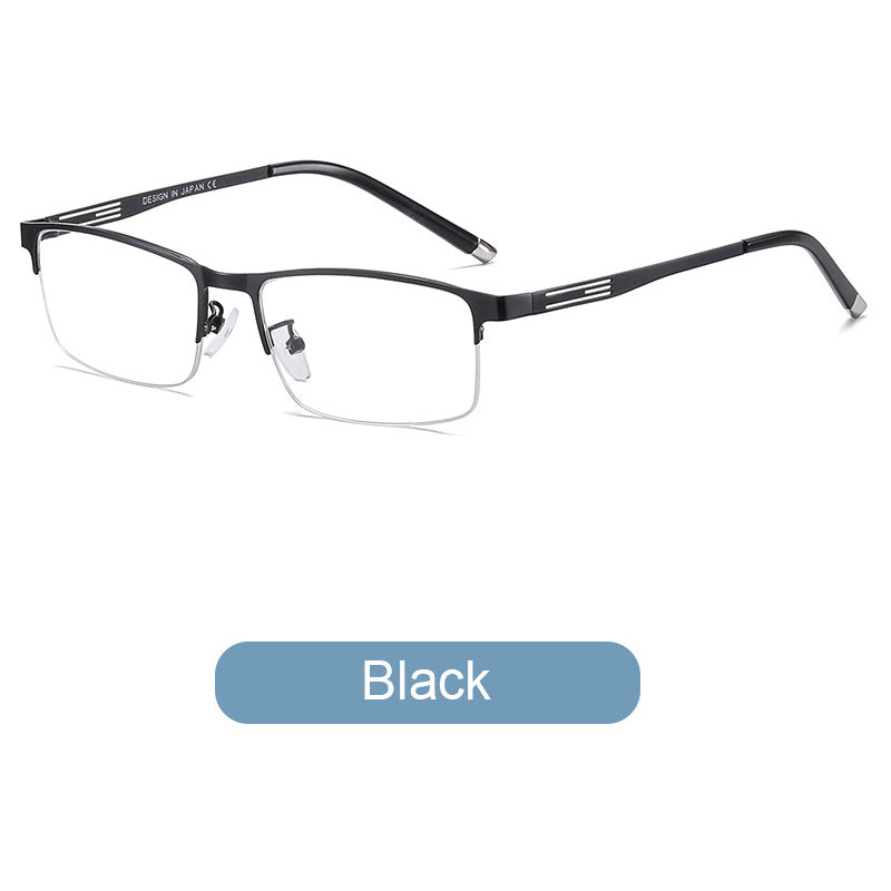 Men's Anti Light Photochromic Multifocal Glasses UV Protection Hyperopia Glasses
