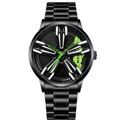 Rotating Wheel Hub Quartz Watch Waterproof