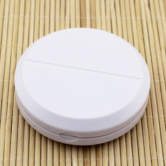 Portable Pill Cutter Splitter Storage Medicine Compartment Box Travel Case