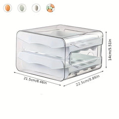 32 Grid Double layer Egg Carton Refrigerator Storage Organizer