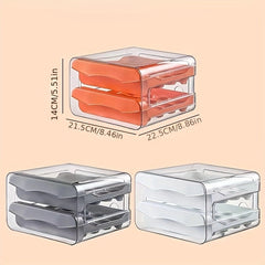 32 Grid Double layer Egg Carton Refrigerator Storage Organizer