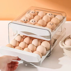 32 Grid Double layer Egg Carton Refrigerator Storage Organizer