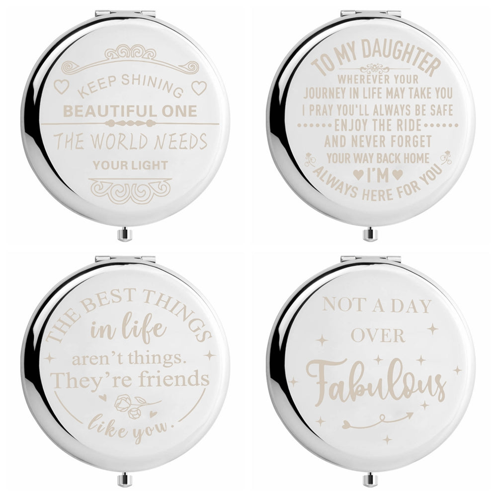 Daughter From Mom Dad Makeup Mirror Graduation Wedding Birthday Gift