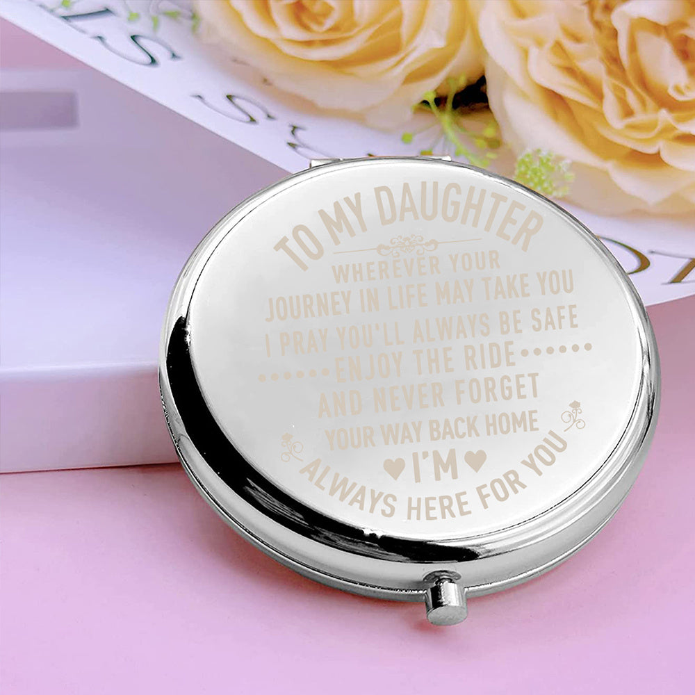 Daughter From Mom Dad Makeup Mirror Graduation Wedding Birthday Gift