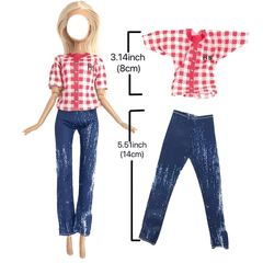 Mermaid Outfit Casual Clothes Set for 29.97 cm Doll - Doll Accessories