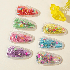 20pcs Colorful Fruit Clips DIY Hair Accessories Hair Clips PVC Sequins