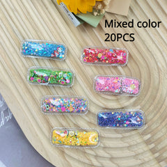 20pcs Colorful Fruit Clips DIY Hair Accessories Hair Clips PVC Sequins