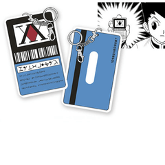 Anime Card Holder Pendant Keychains