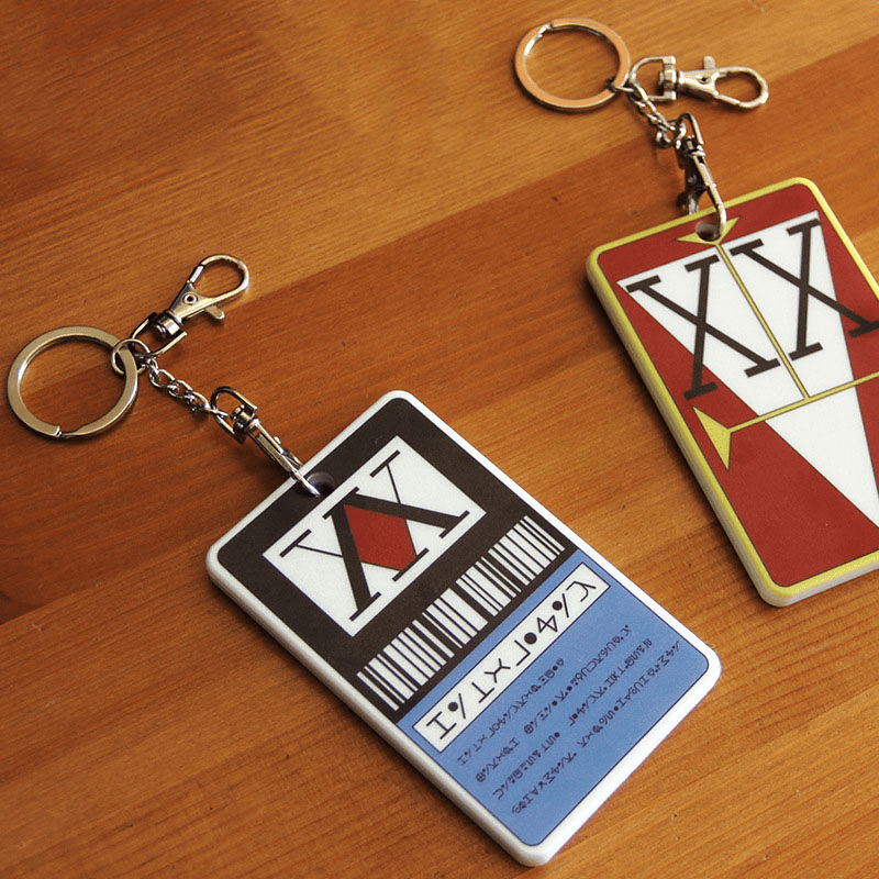 Anime Card Holder Pendant Keychains