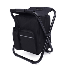 Portable Backpack Ice Chair with Cooler Bag Fishing Beach Chair