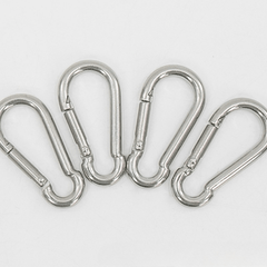 5pcs Stainless Steel Carabiners for Camping and Hiking