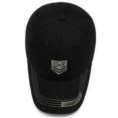 Unisex Camouflage Baseball Cap with Letter Embroidery for Outdoor Sport