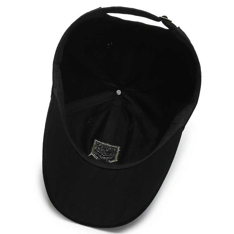 Unisex Camouflage Baseball Cap with Letter Embroidery for Outdoor Sport