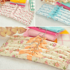 20pcs Non Slip Clothes Hangers Space Saving Dress Hanger Hook Drying Rack Random