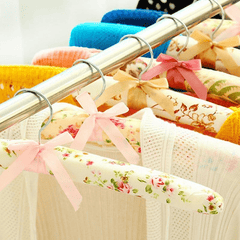 20pcs Non Slip Clothes Hangers Space Saving Dress Hanger Hook Drying Rack Random