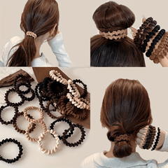 5pcs Braided Hair Rope Elastic Hair Tie Style Hair Accessories For Girls
