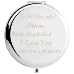 Mom From Daughter Mother's Birthday Travel Makeup Mirror Appreciation Gift