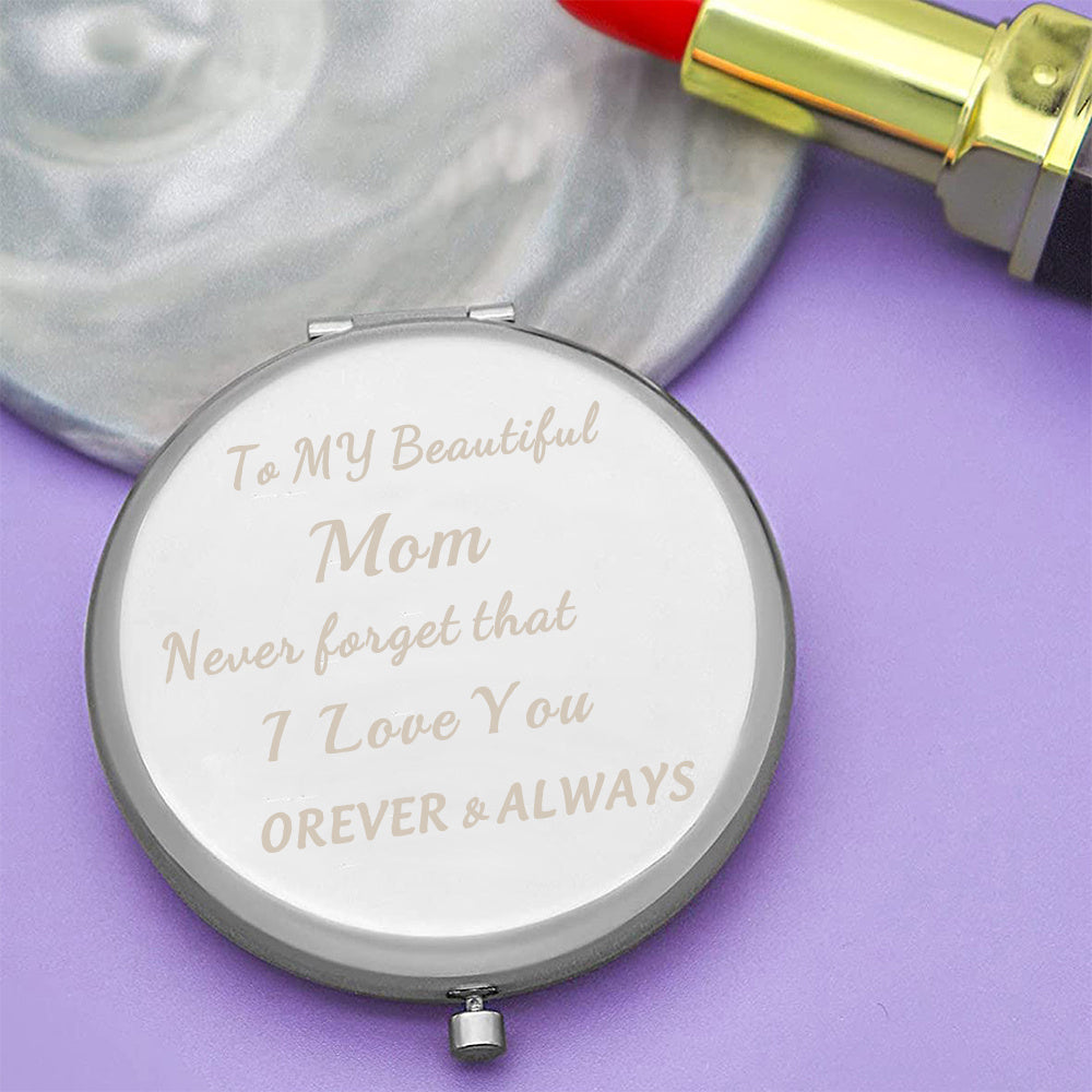 Mom From Daughter Mother's Birthday Travel Makeup Mirror Appreciation Gift